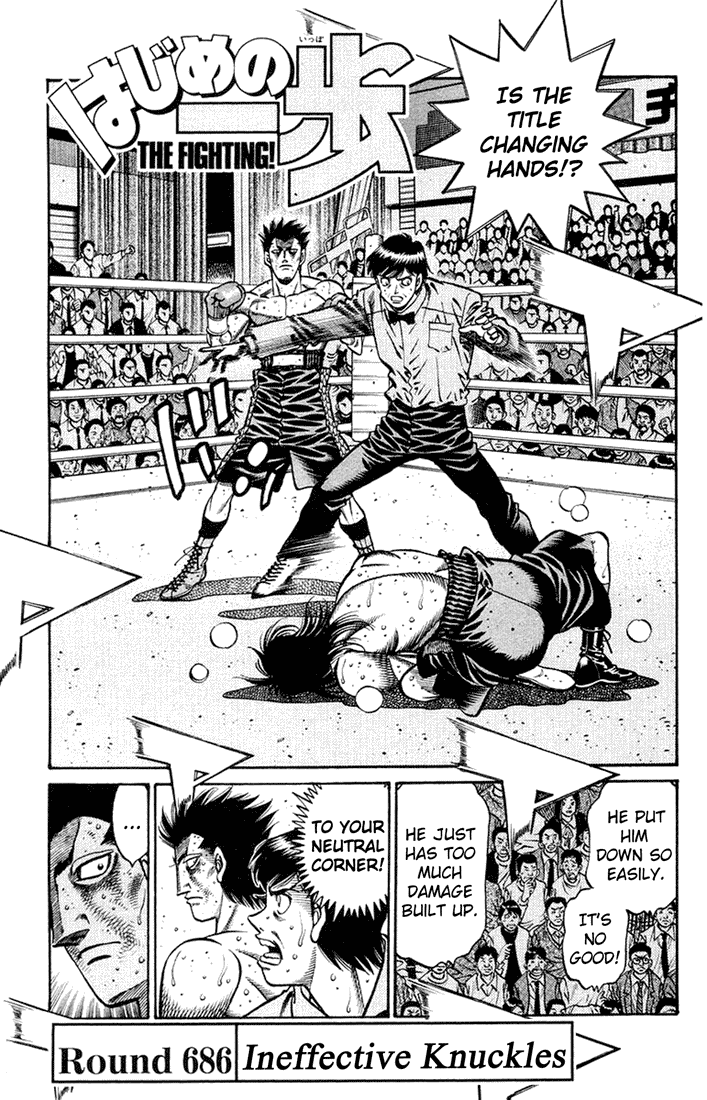 Hajime no Ippo Chapter 686 — page 1