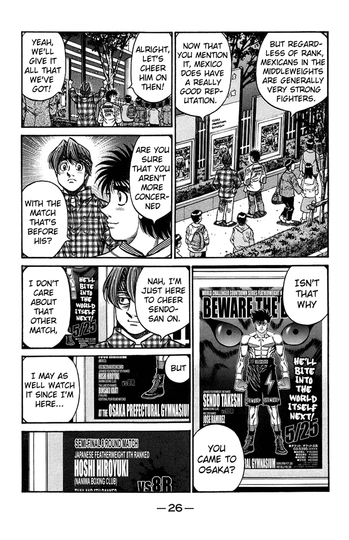 Hajime no Ippo Chapter 705 — page 6