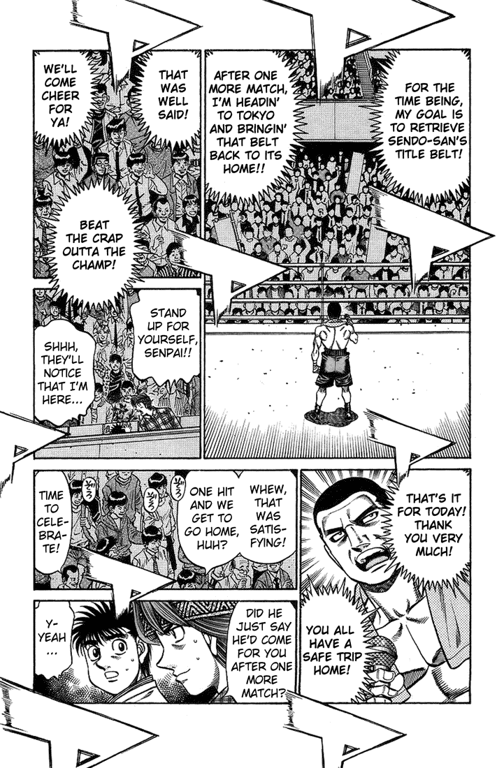 Hajime no Ippo Chapter 705 — page 17