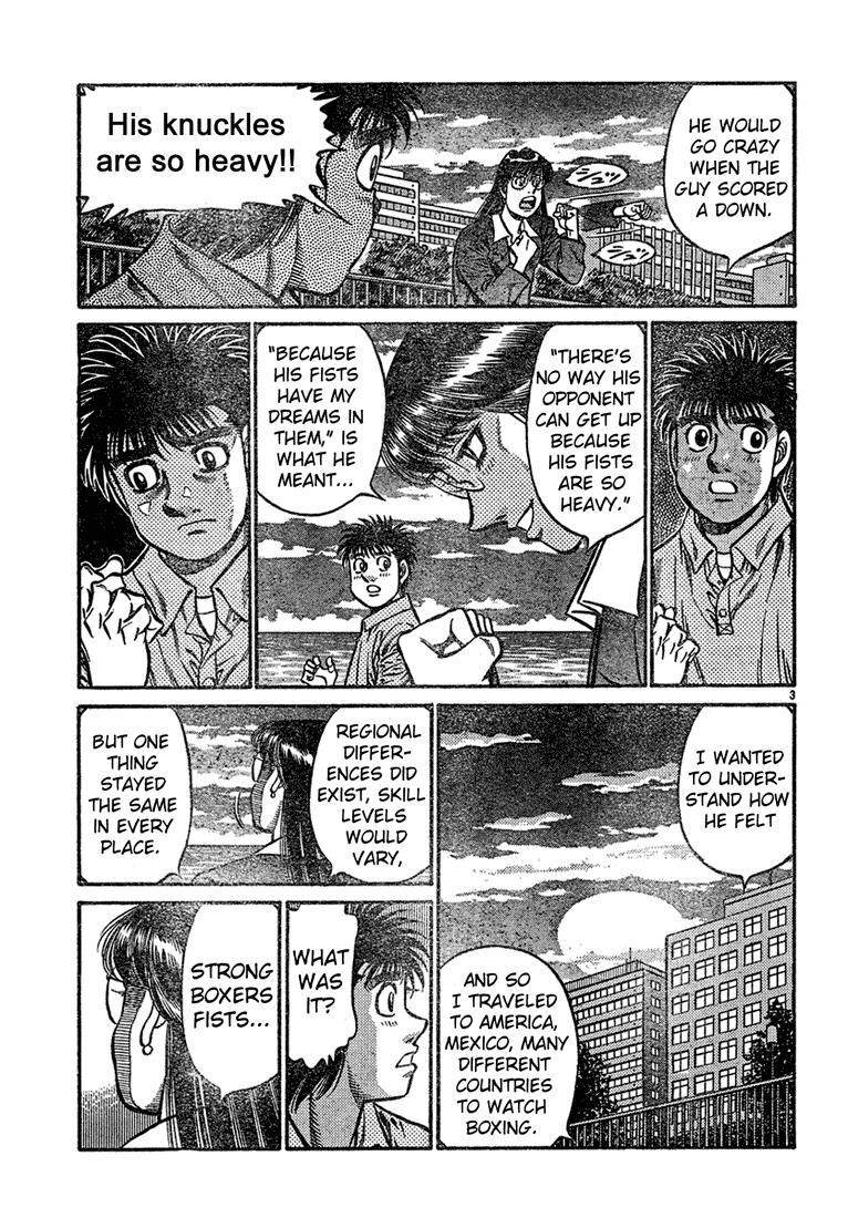 Hajime no Ippo Chapter 725 — page 3