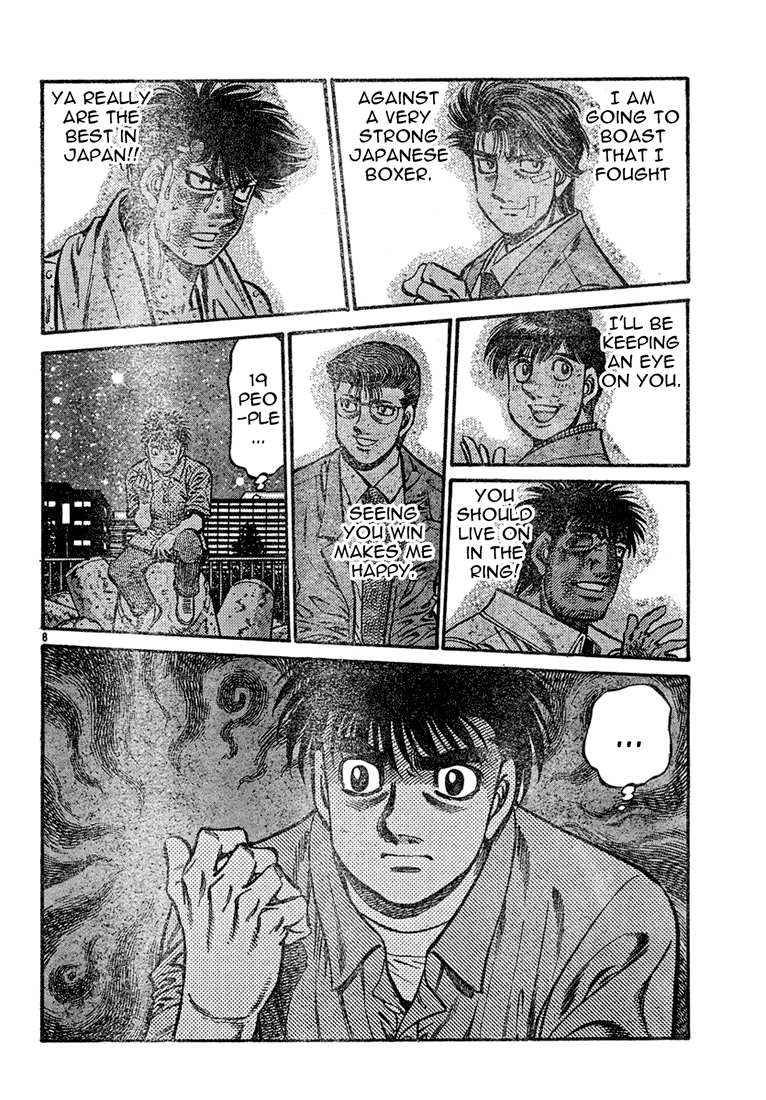 Hajime no Ippo Chapter 725 — page 8