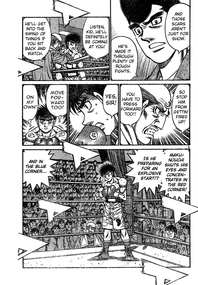 Hajime no Ippo Chapter 729 — page 5
