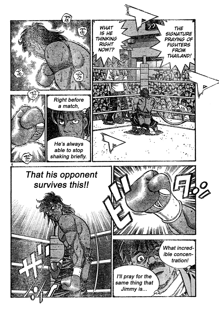Hajime no Ippo Chapter 729 — page 6