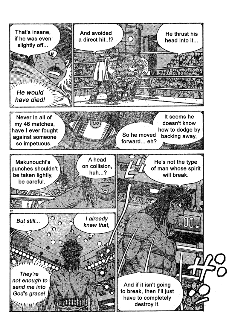 Hajime no Ippo Chapter 732 — page 12