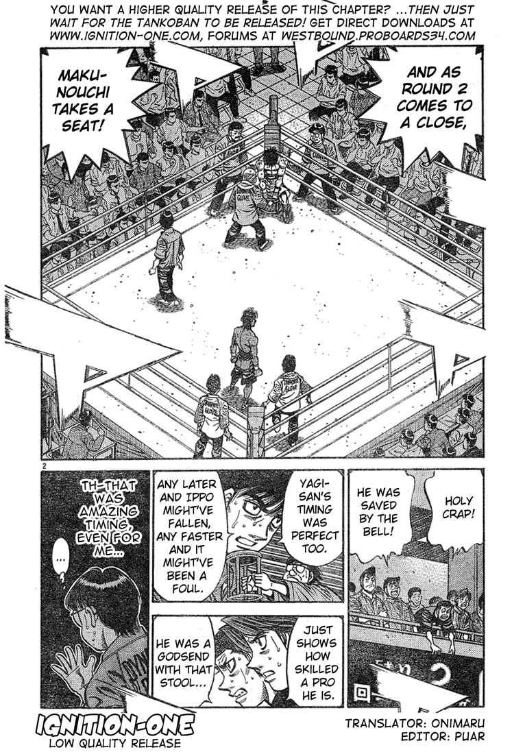 Hajime no Ippo Chapter 735 — page 2