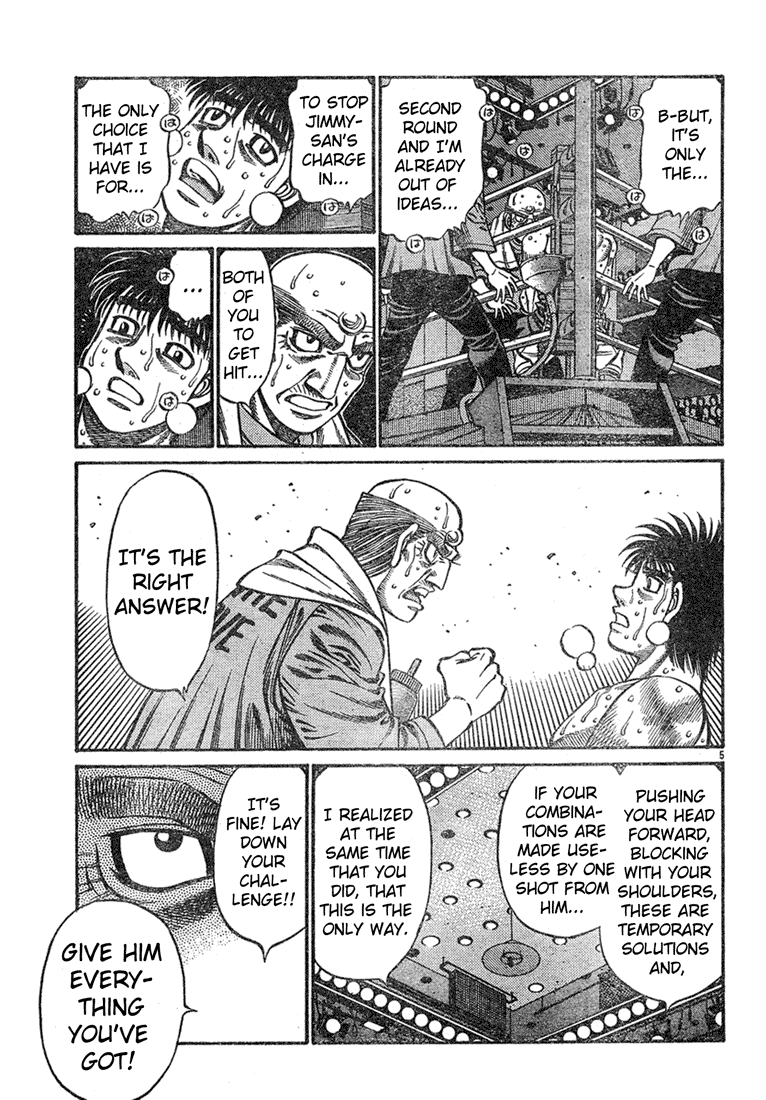 Hajime no Ippo Chapter 735 — page 5