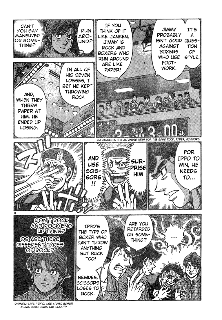 Hajime no Ippo Chapter 735 — page 8