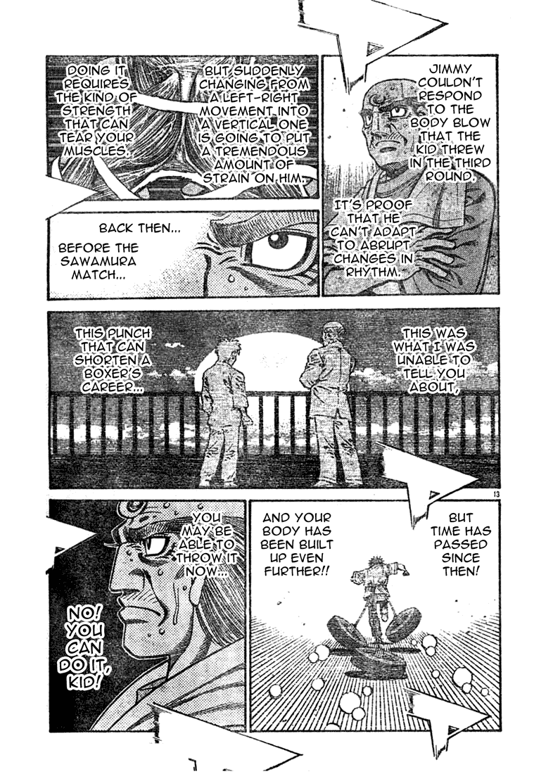 Hajime no Ippo Chapter 737 — page 13