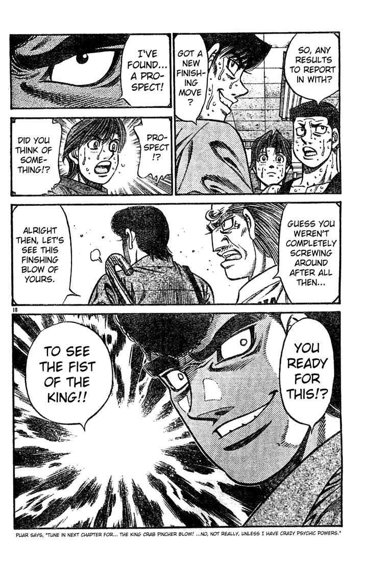 Hajime no Ippo Chapter 742 — page 18