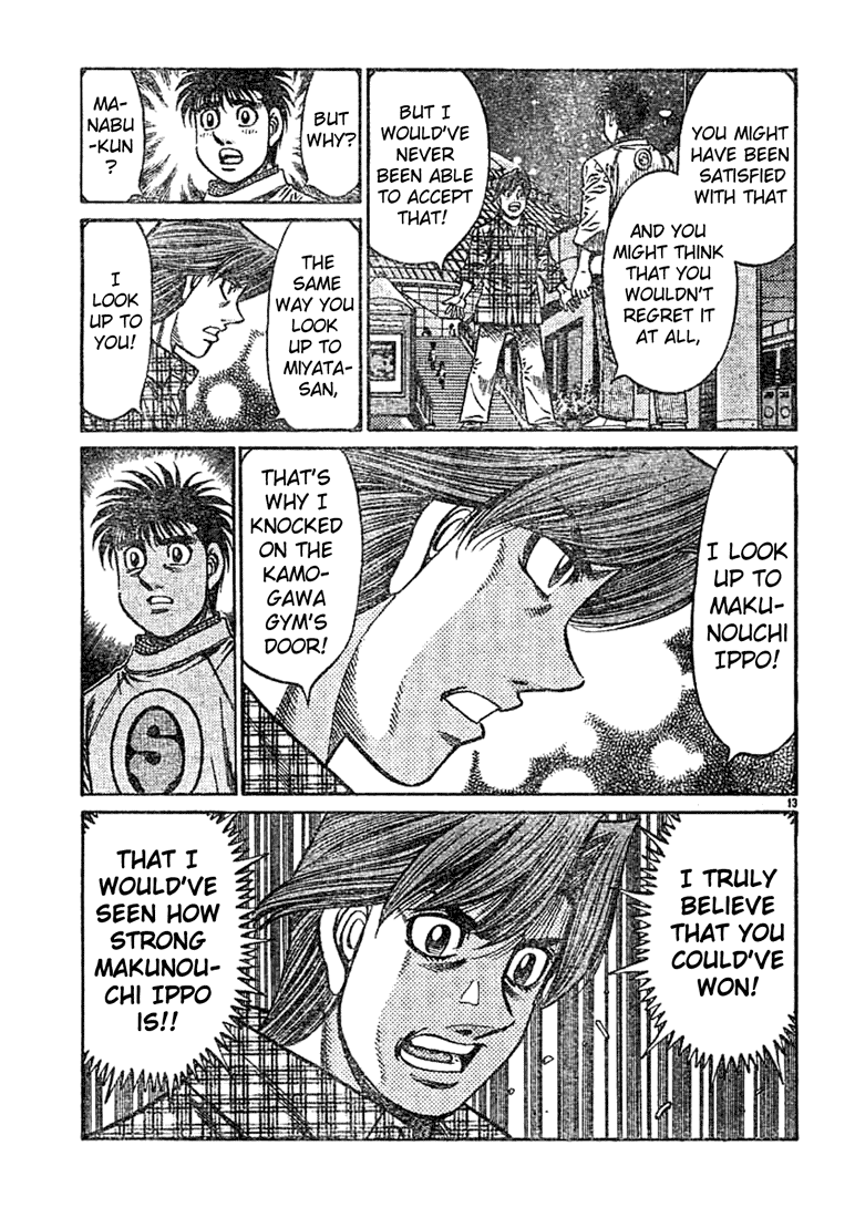 Hajime no Ippo Chapter 750 — page 13