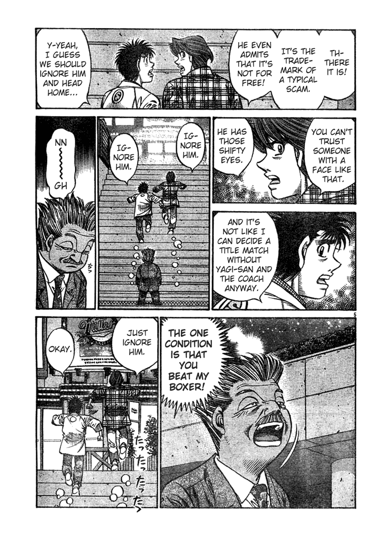 Hajime no Ippo Chapter 751 — page 5