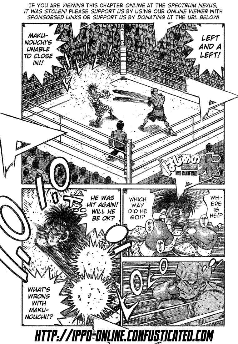 Hajime no Ippo Chapter 785 — page 1