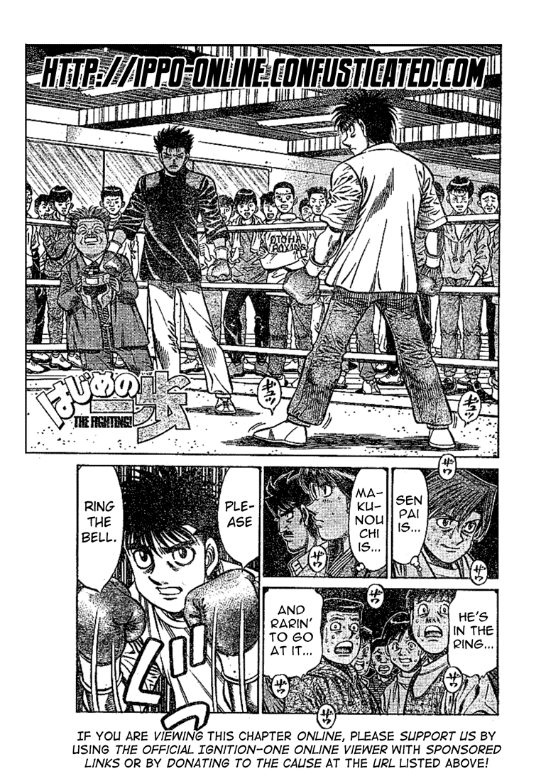 Hajime no Ippo Chapter 800 — page 1