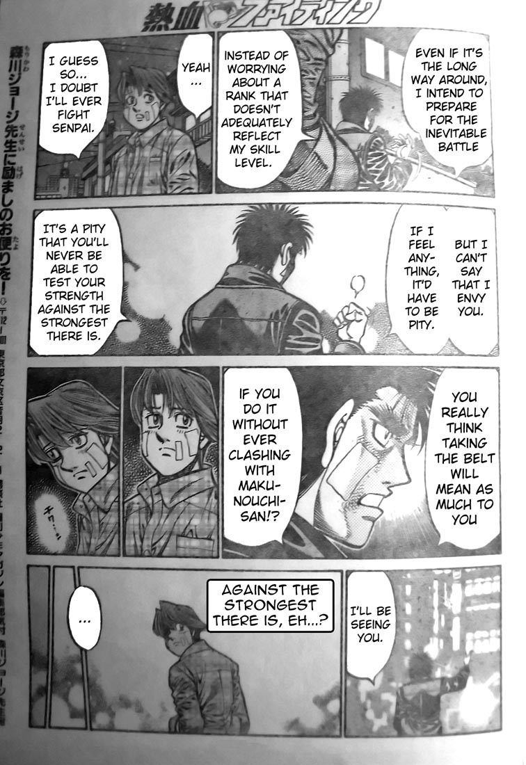 Hajime no Ippo Chapter 802 — page 17