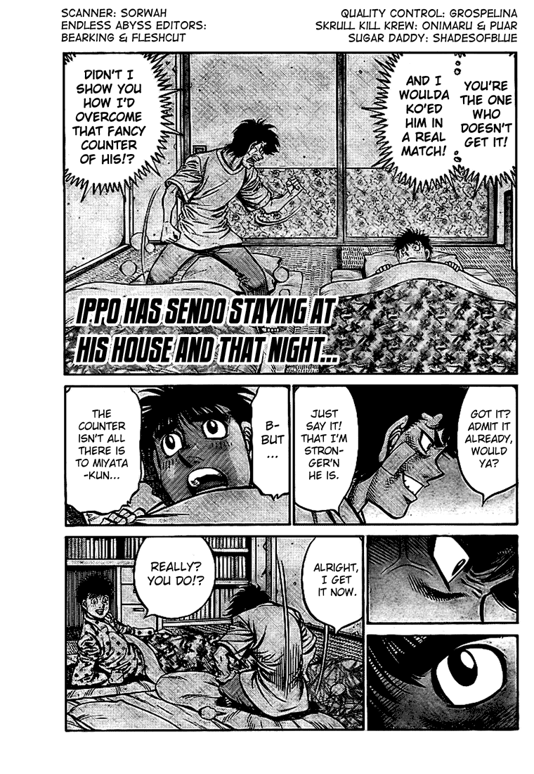 Hajime no Ippo Chapter 814 — page 1