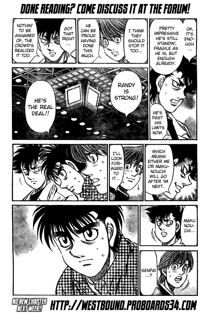 Hajime no Ippo Chapter 841 — page 15