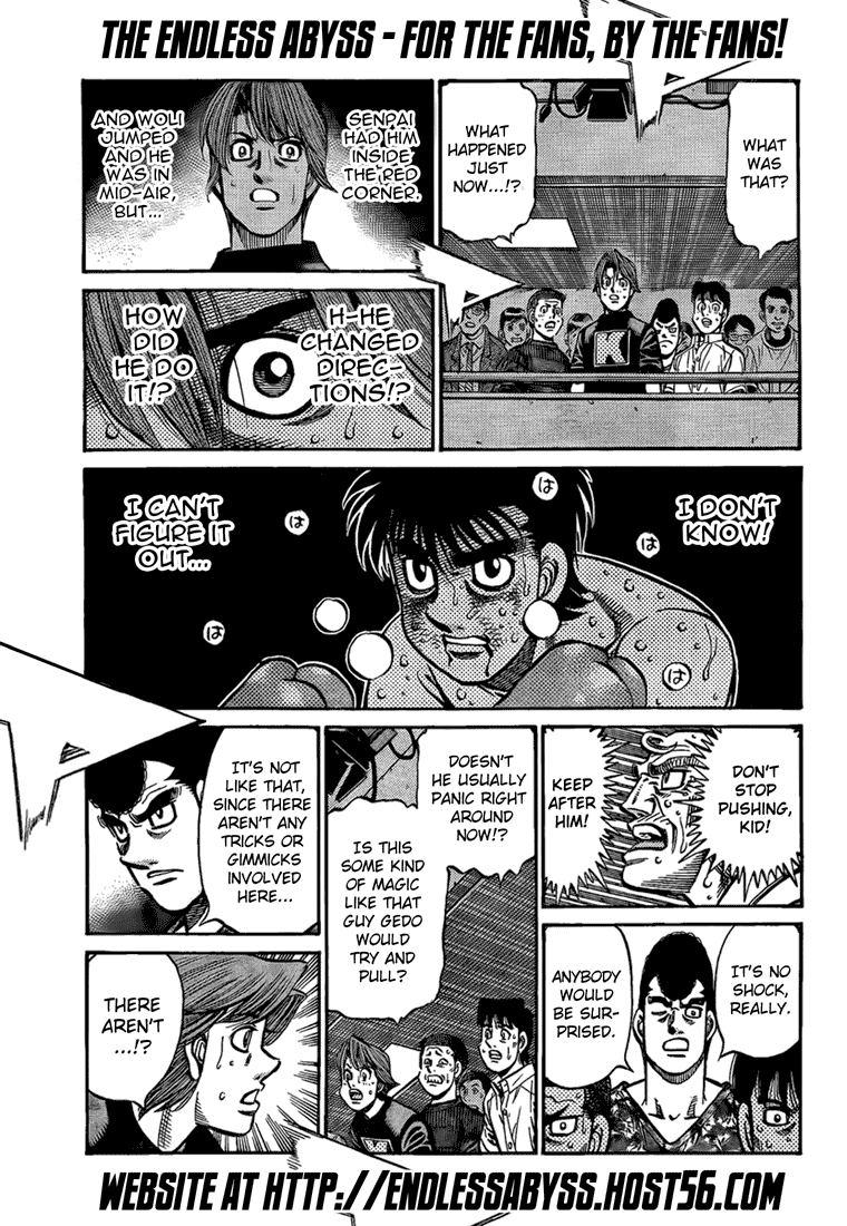 Hajime no Ippo Chapter 873 — page 9