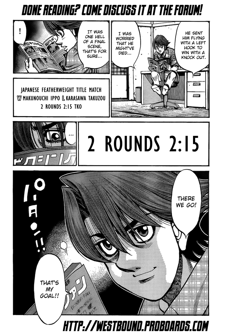 Hajime no Ippo Chapter 898 — page 18