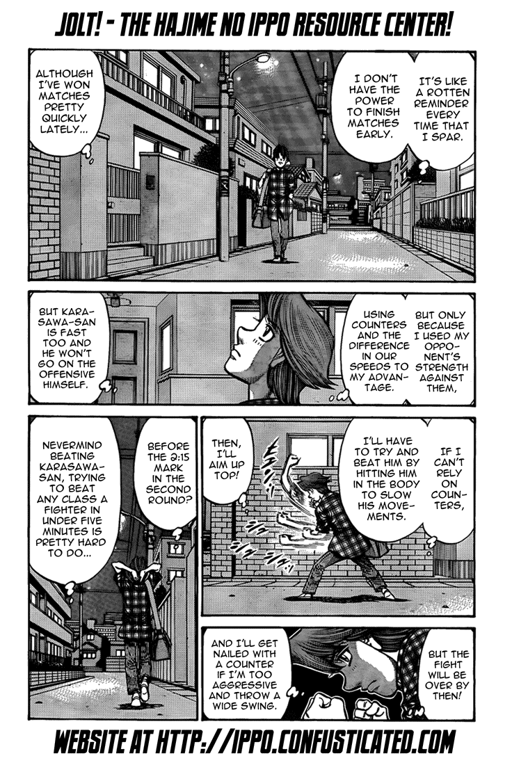 Hajime no Ippo Chapter 899 — page 10