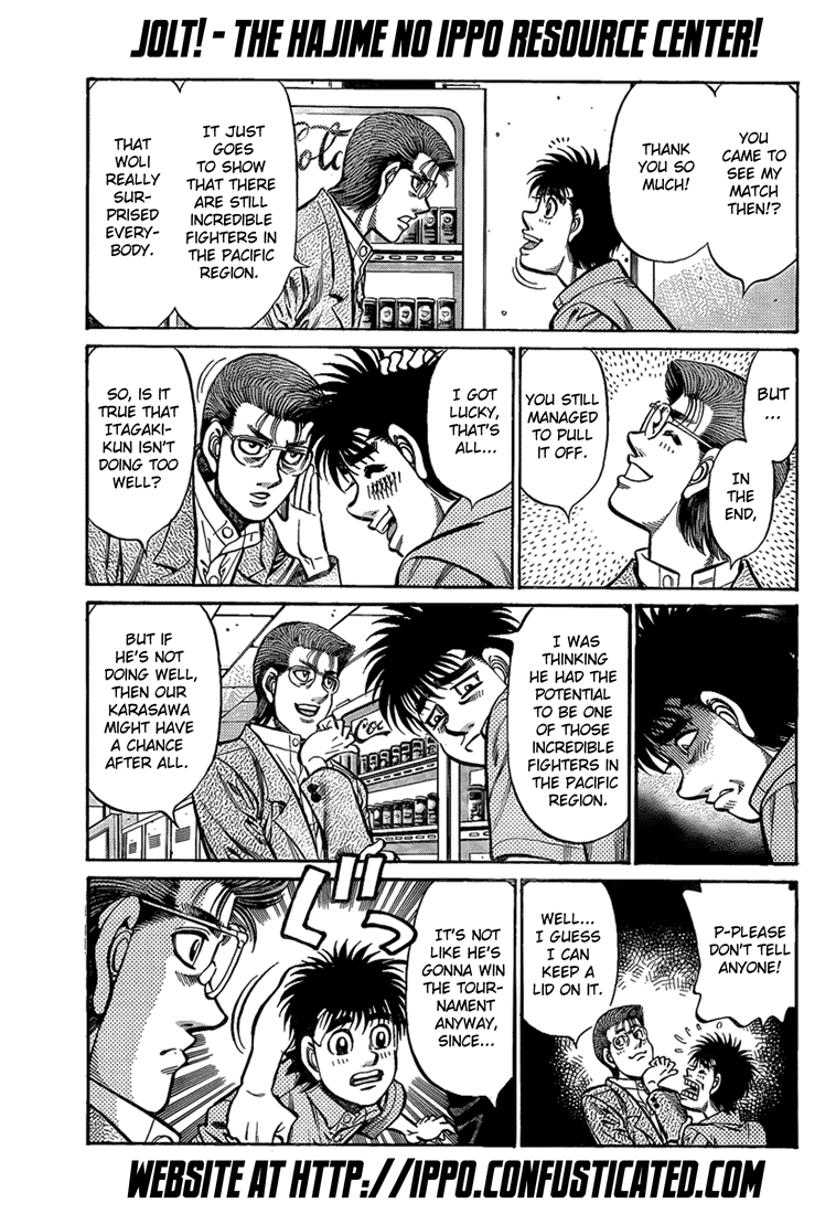 Hajime no Ippo Chapter 900 — page 9