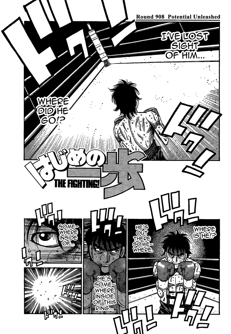Hajime no Ippo Chapter 908 — page 1