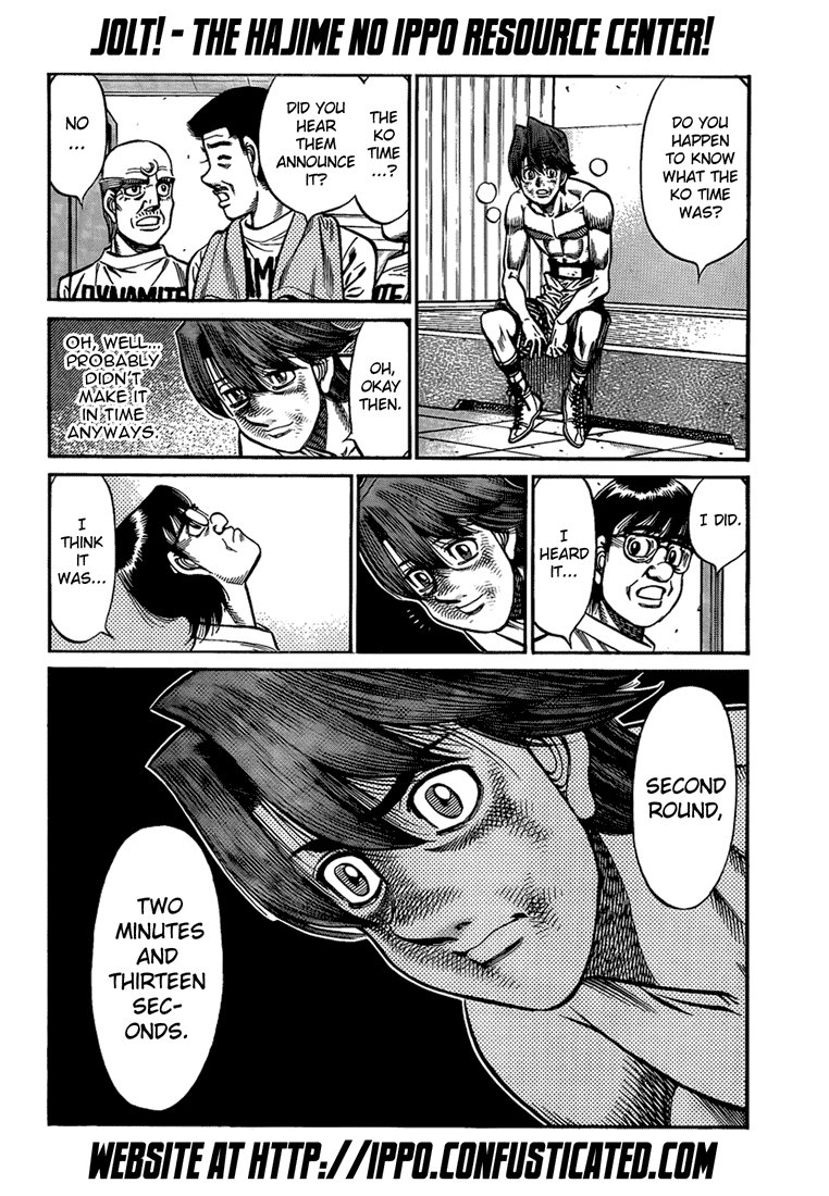 Hajime no Ippo Chapter 911 — page 10