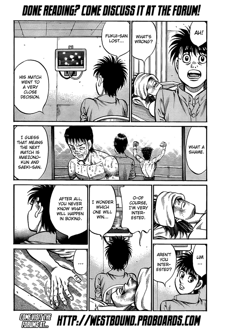 Hajime no Ippo Chapter 911 — page 14