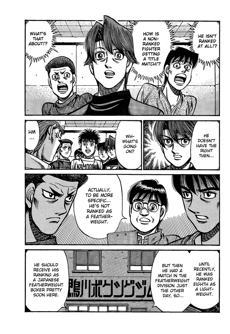 Hajime no Ippo Chapter 916 — page 3