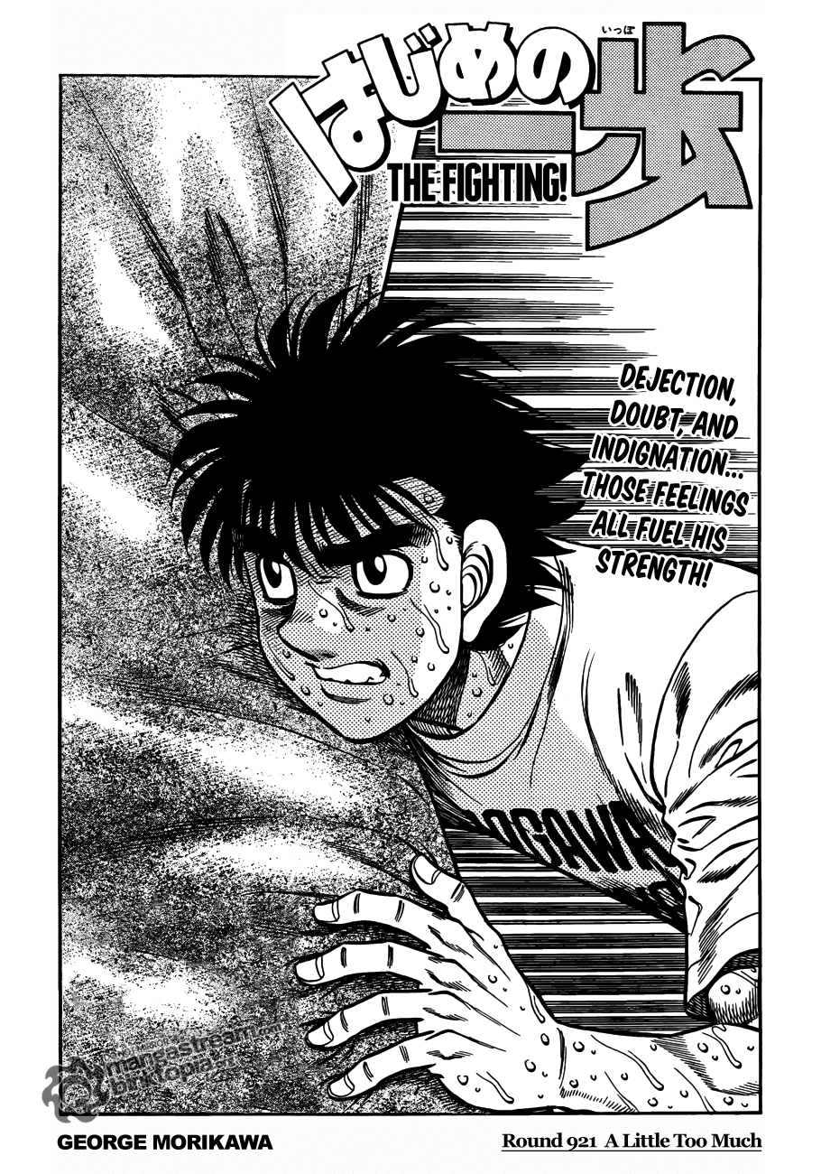 Hajime no Ippo Chapter 921 — page 1