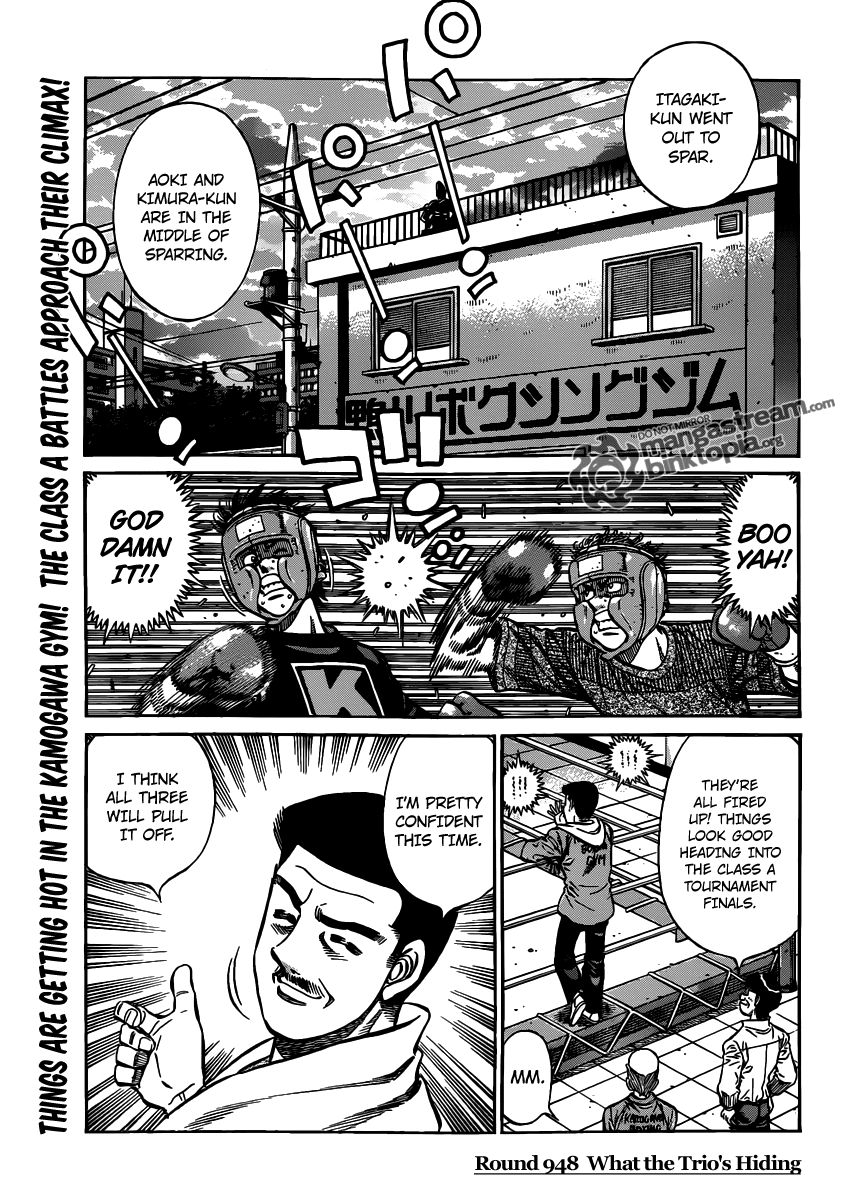 Hajime no Ippo Chapter 948 — page 1