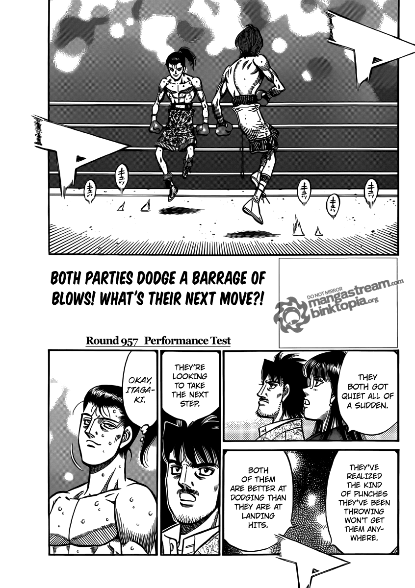 Hajime no Ippo Chapter 957 — page 1