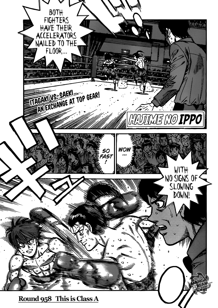 Hajime no Ippo Chapter 958 — page 1