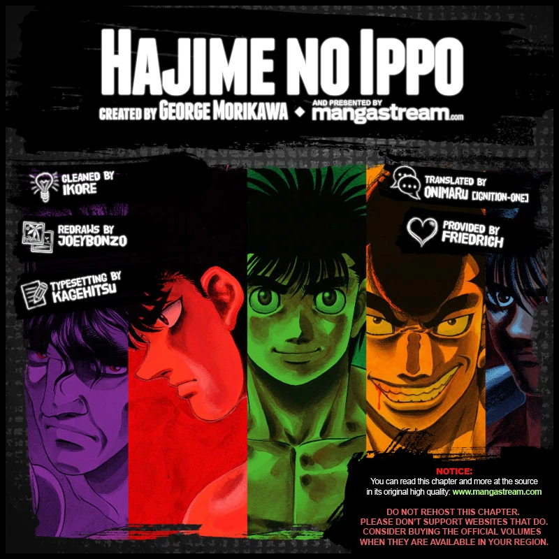 Hajime no Ippo Chapter 967 — page 1
