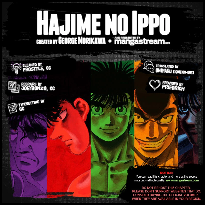 Hajime no Ippo Chapter 970 — page 1