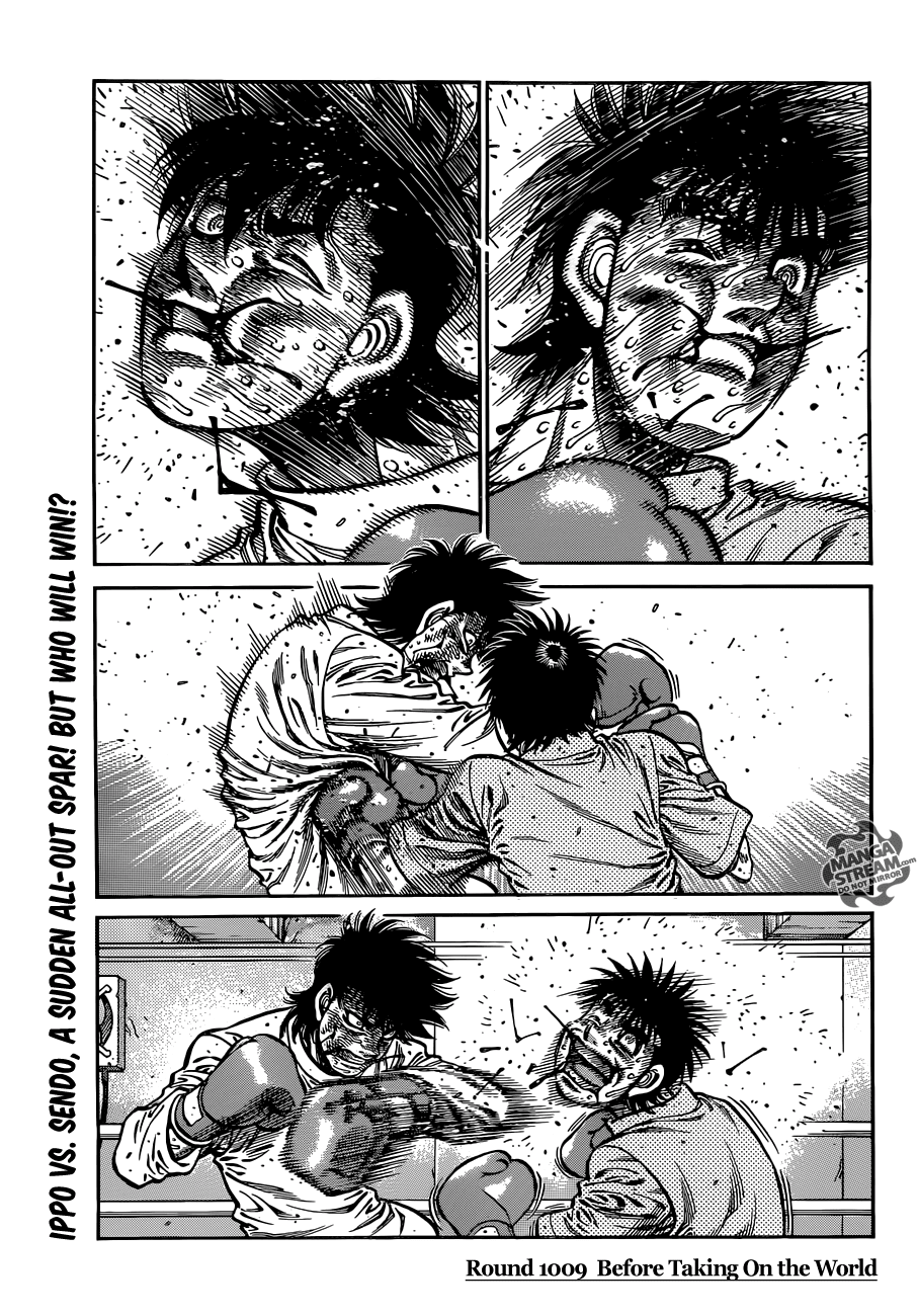 Hajime no Ippo Chapter 1009 — page 1