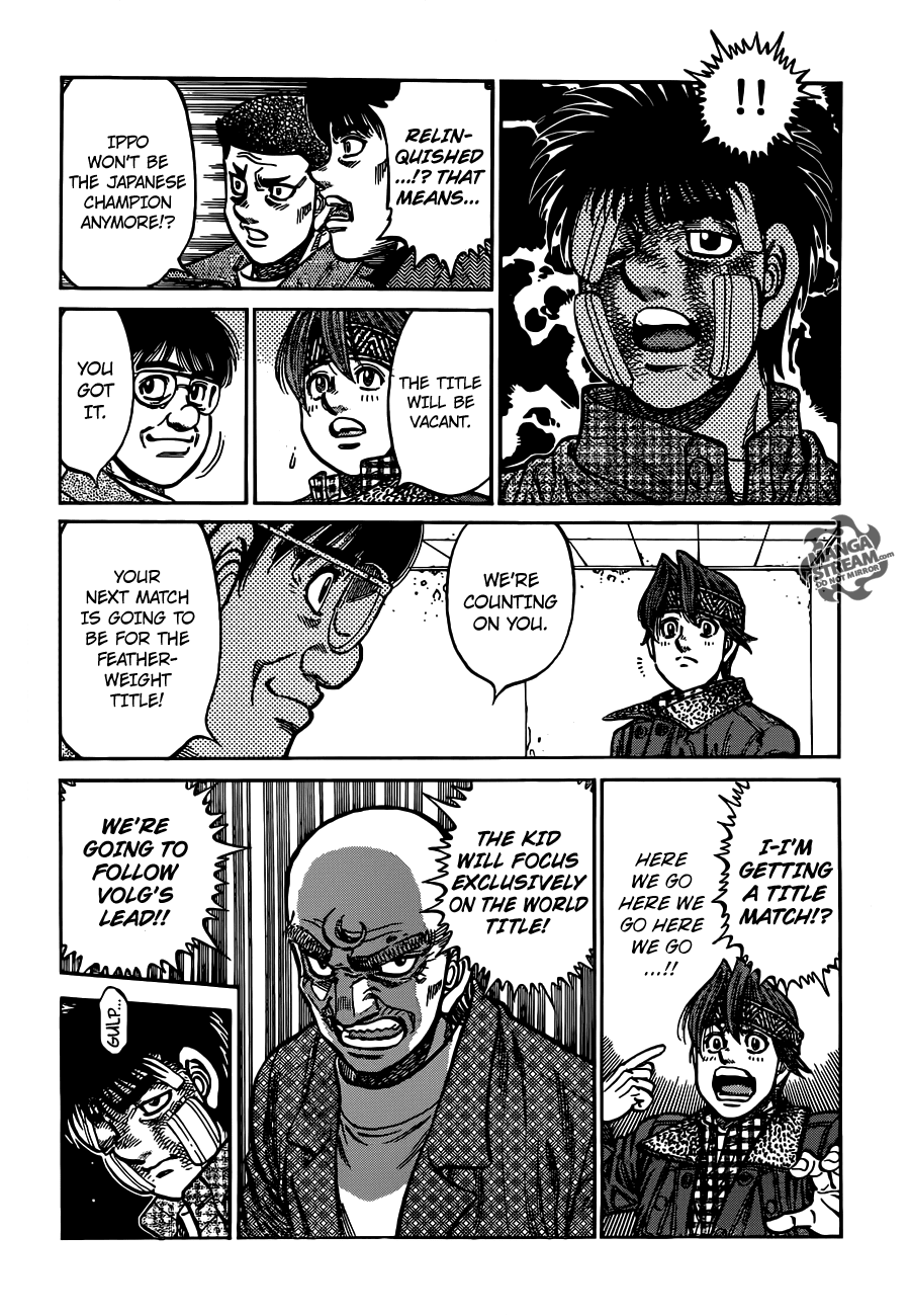 Hajime no Ippo Chapter 1009 — page 15