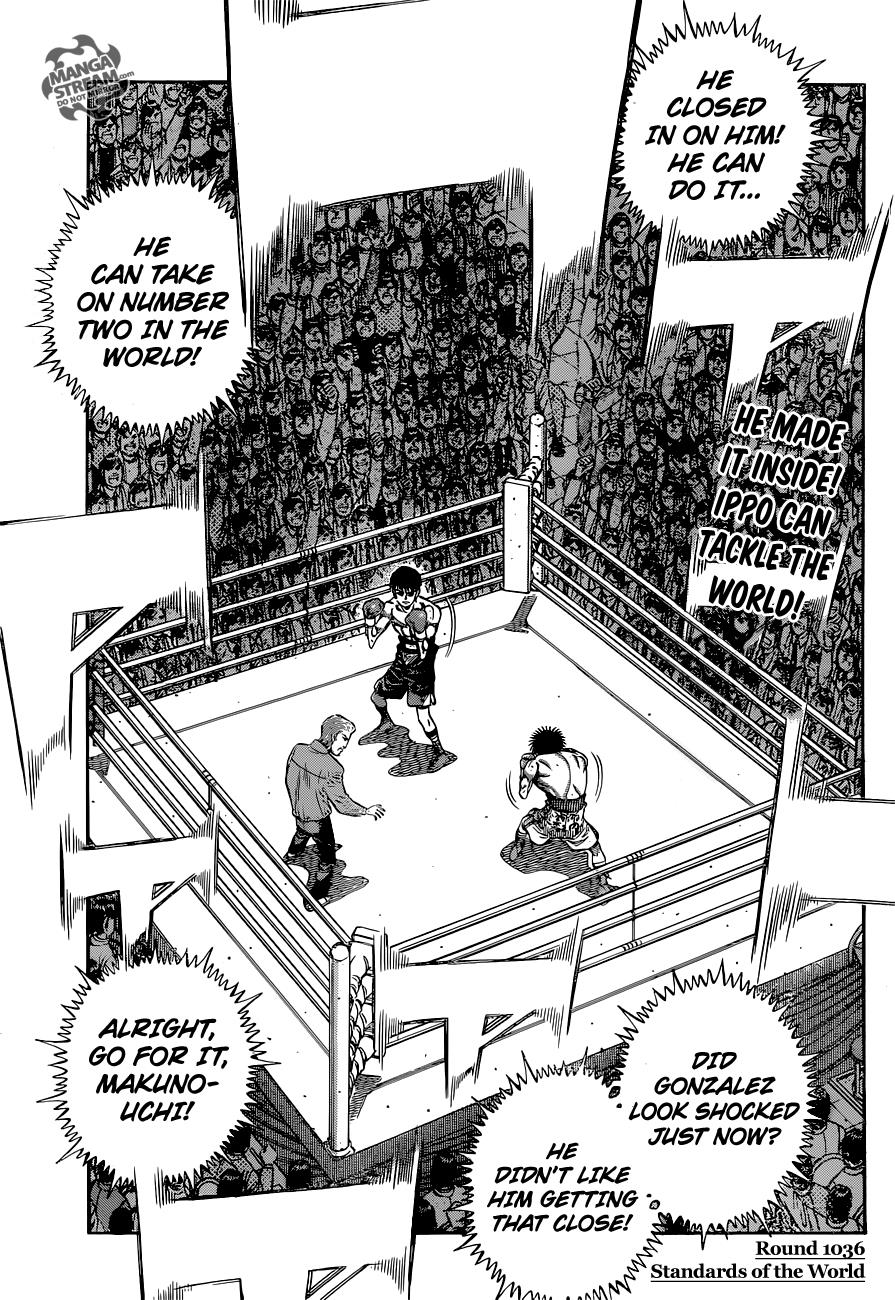 Hajime no Ippo Chapter 1036 — page 4