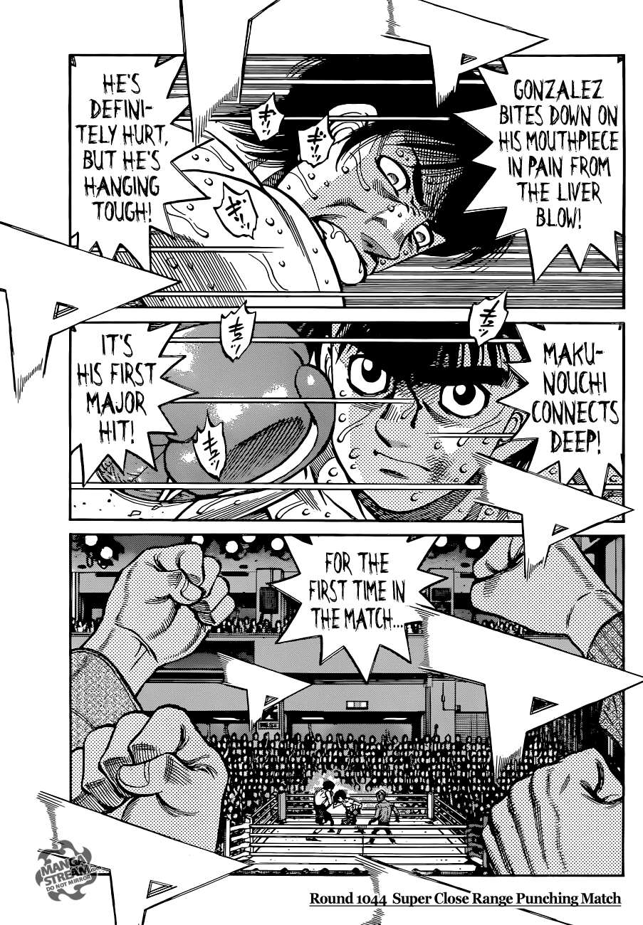 Hajime no Ippo Chapter 1044 — page 1