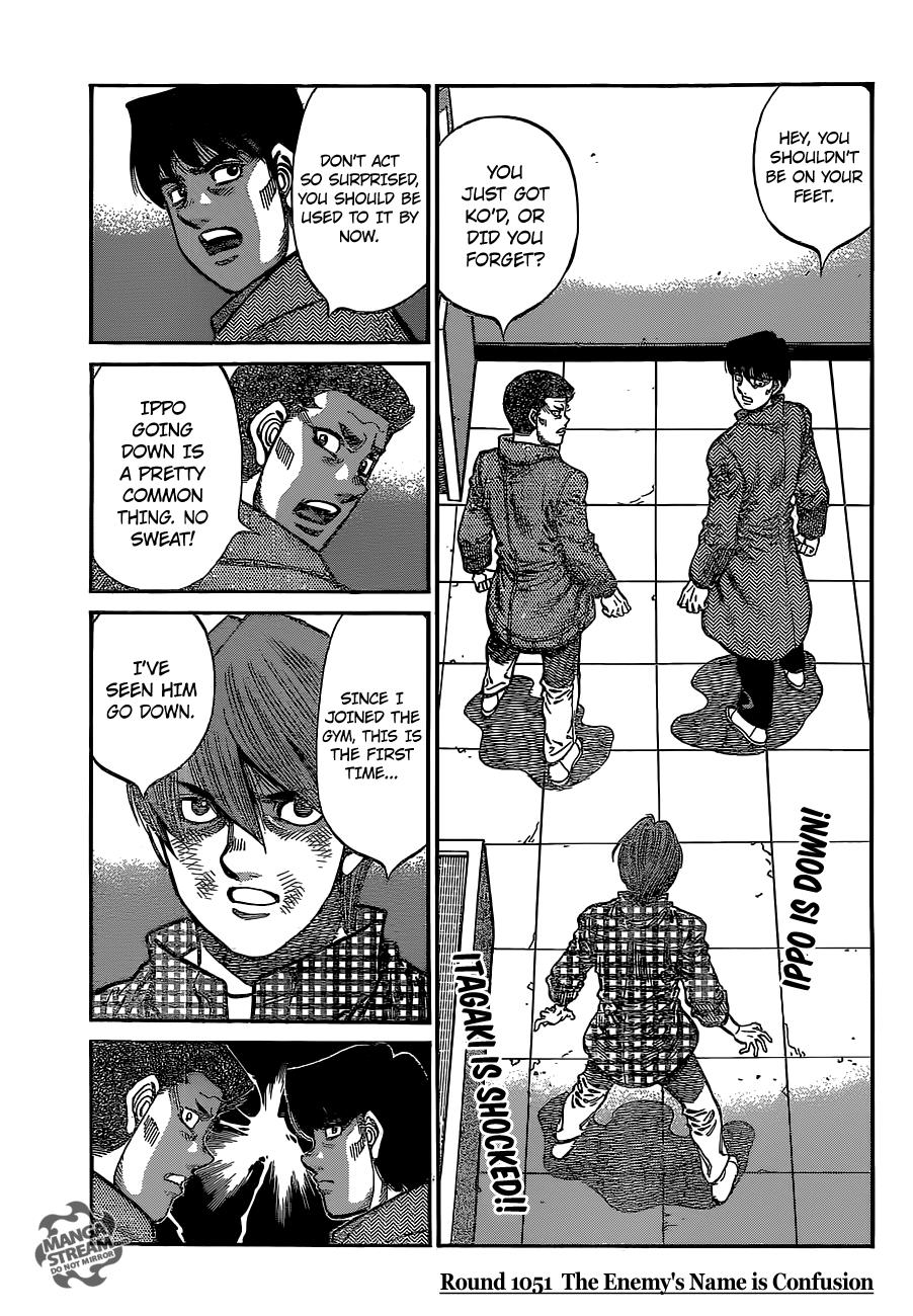 Hajime no Ippo Chapter 1051 — page 1