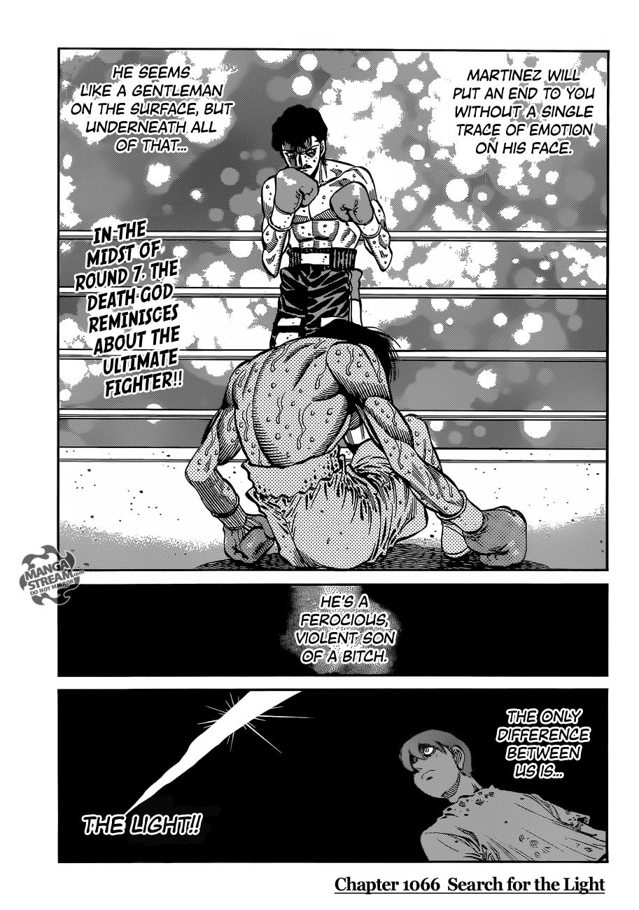 Hajime no Ippo Chapter 1066 — page 1