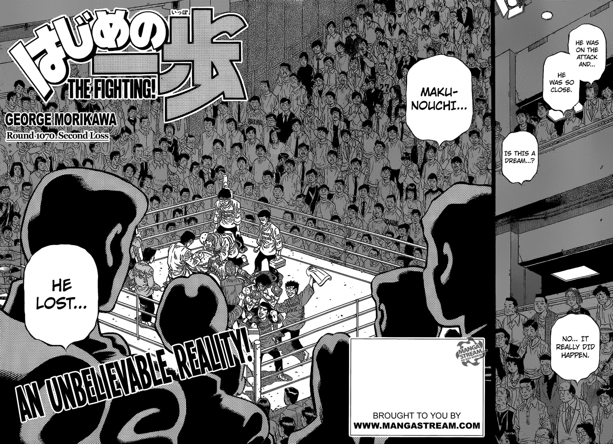 Hajime no Ippo Chapter 1070 — page 3