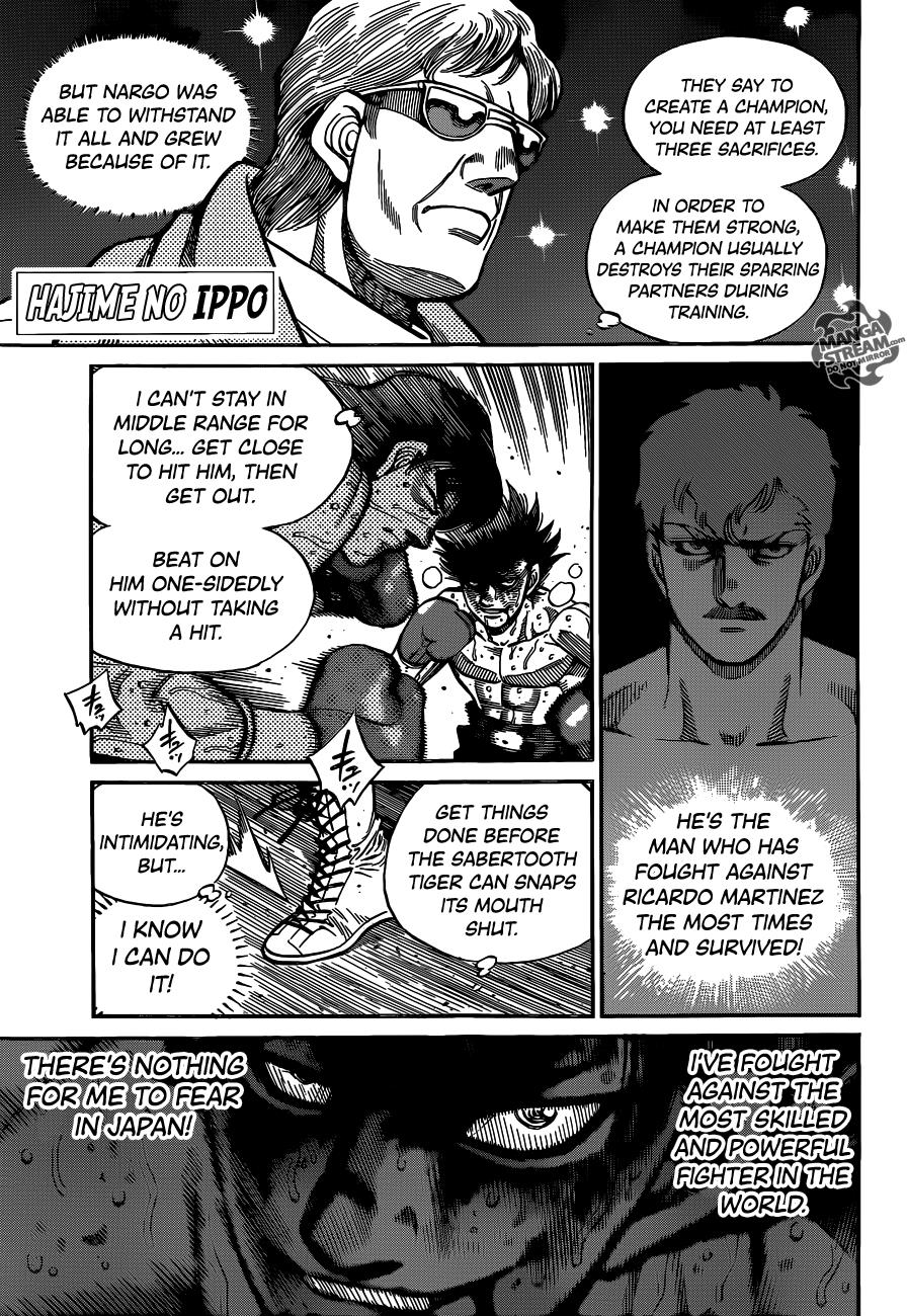 Hajime no Ippo Chapter 1089 — page 1