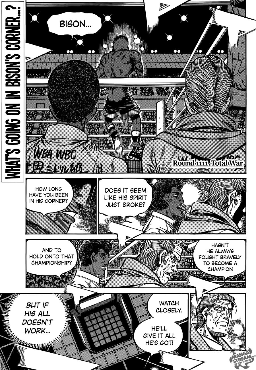 Hajime no Ippo Chapter 1111 — page 3