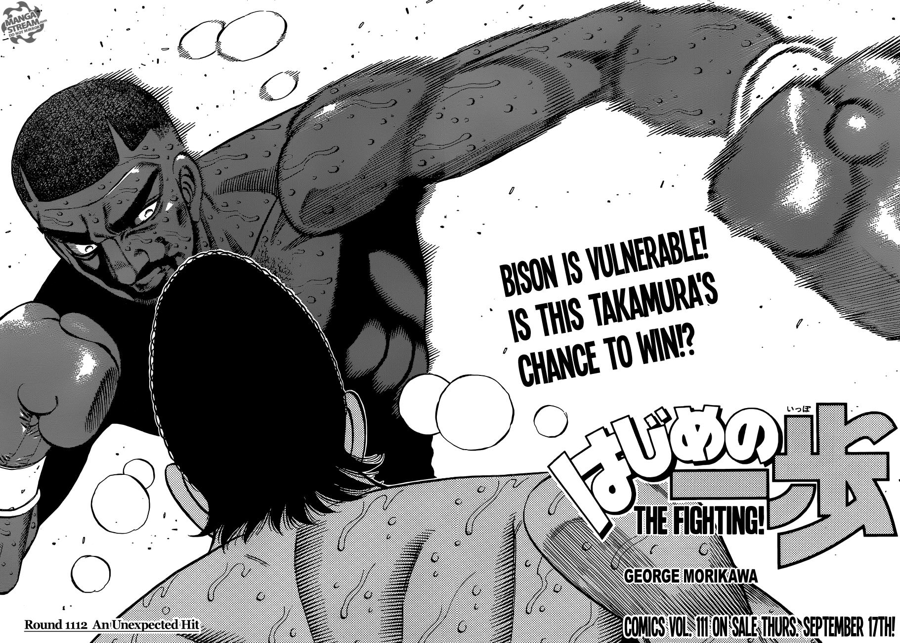 Hajime no Ippo Chapter 1112 — page 3