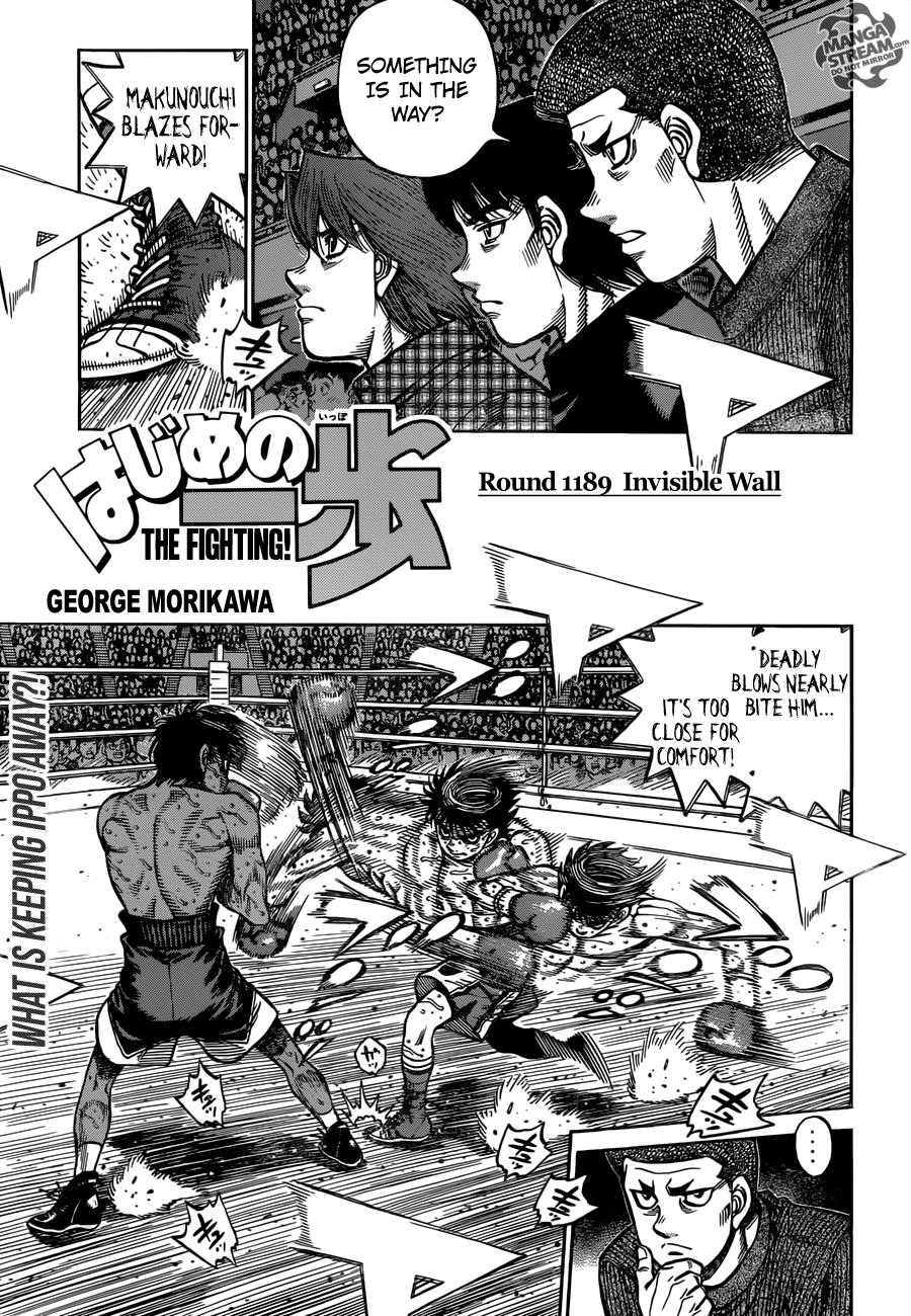 Hajime no Ippo Chapter 1189 — page 1