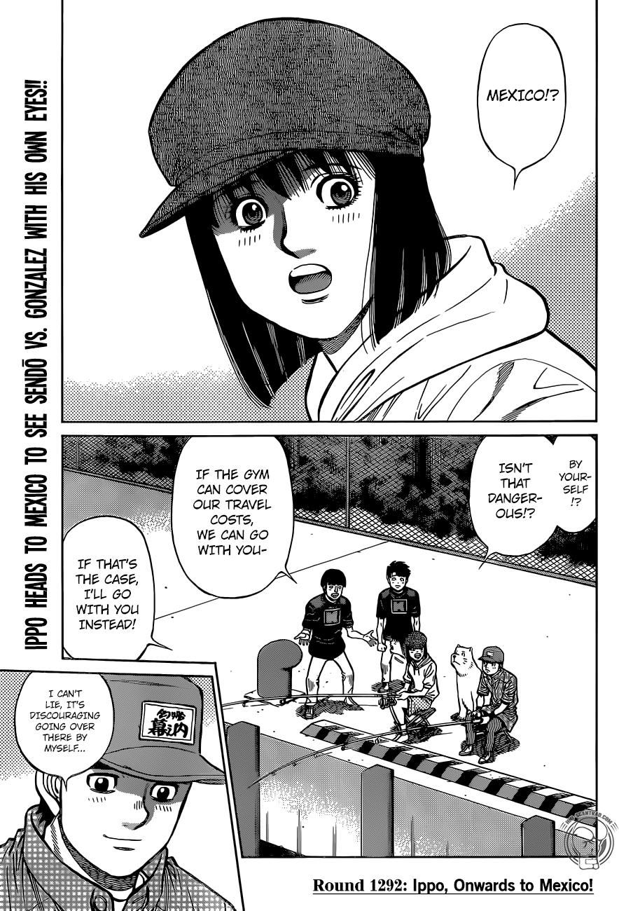 Hajime no Ippo Chapter 1292 — page 1