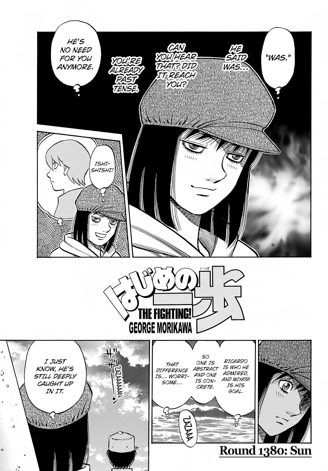 Hajime no Ippo Chapter 1380 — page 1