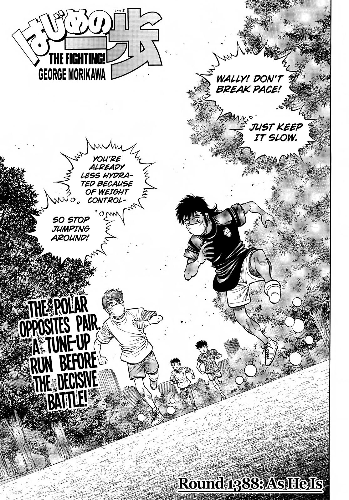 Hajime no Ippo Chapter 1388 — page 1