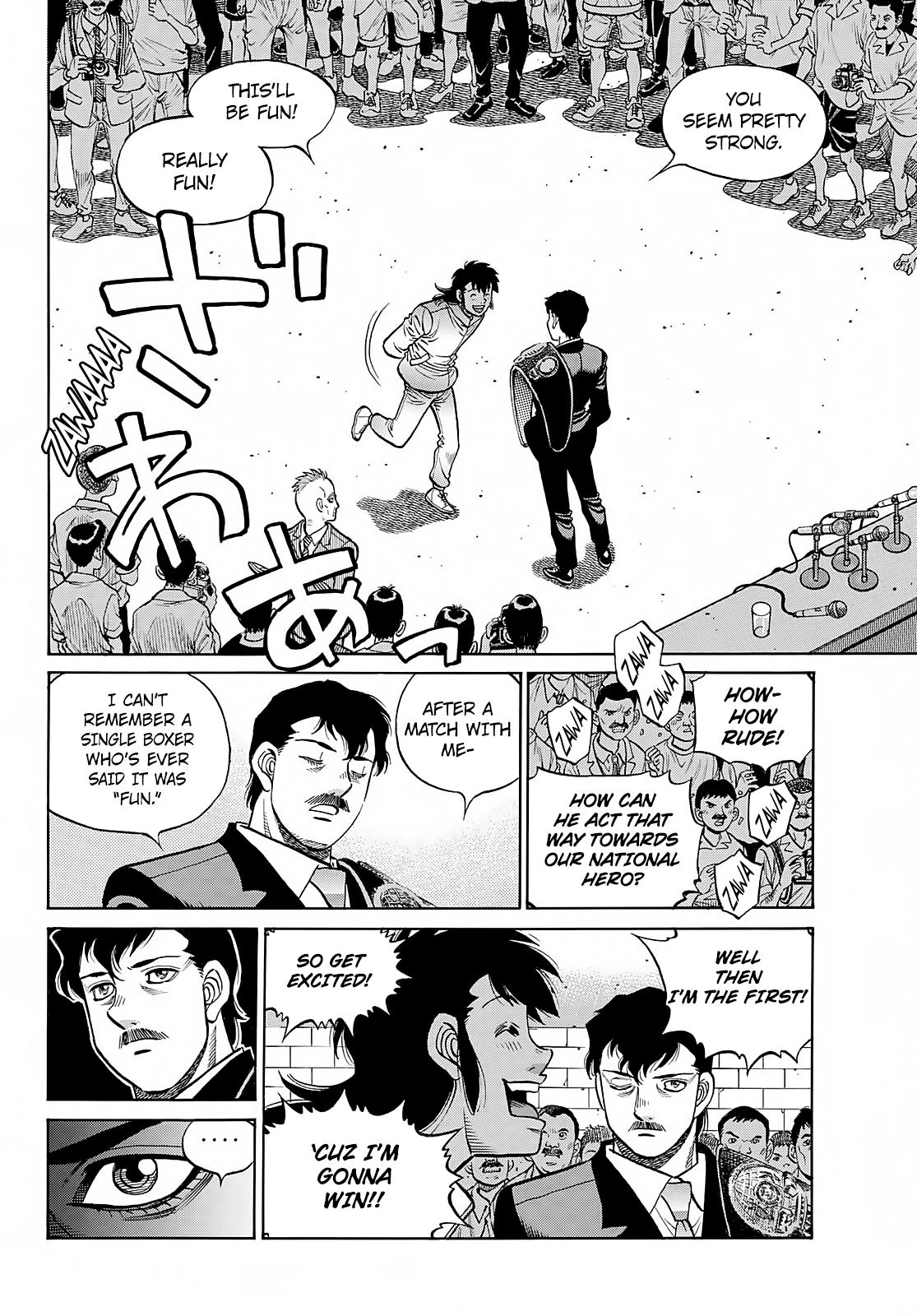 Hajime no Ippo Chapter 1389 — page 4