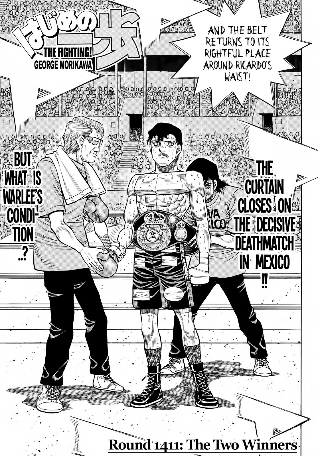 Hajime no Ippo Chapter 1411 — page 1
